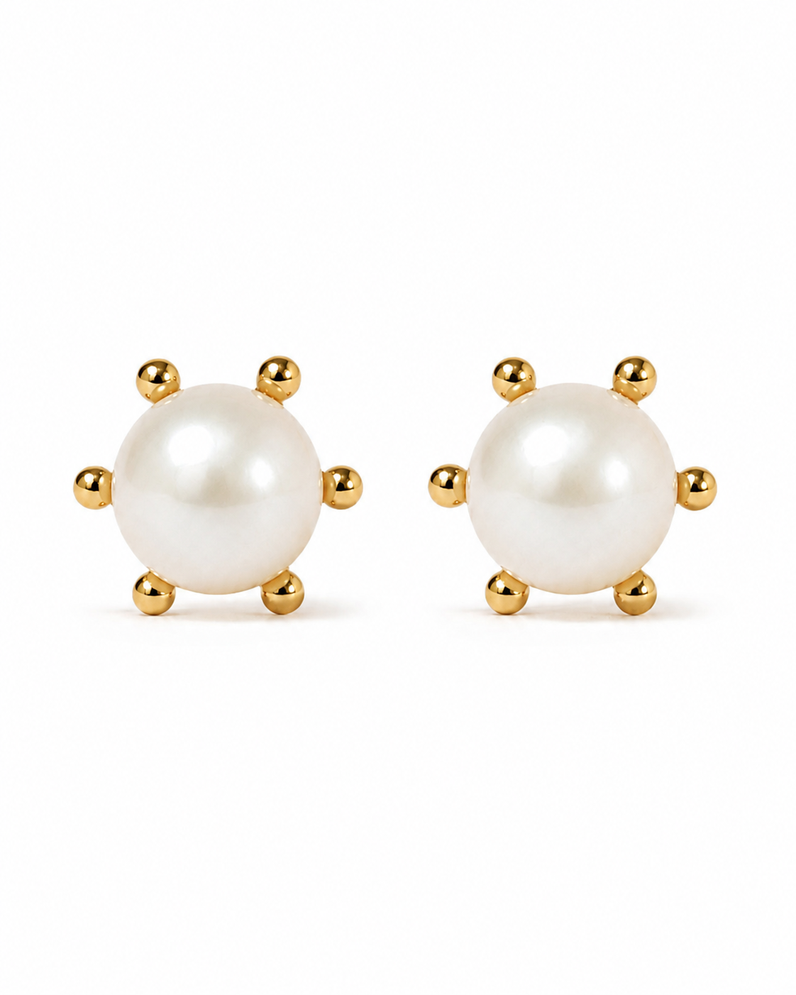 Caravanas de Oro 18 kilates | Perlas de Cultivo