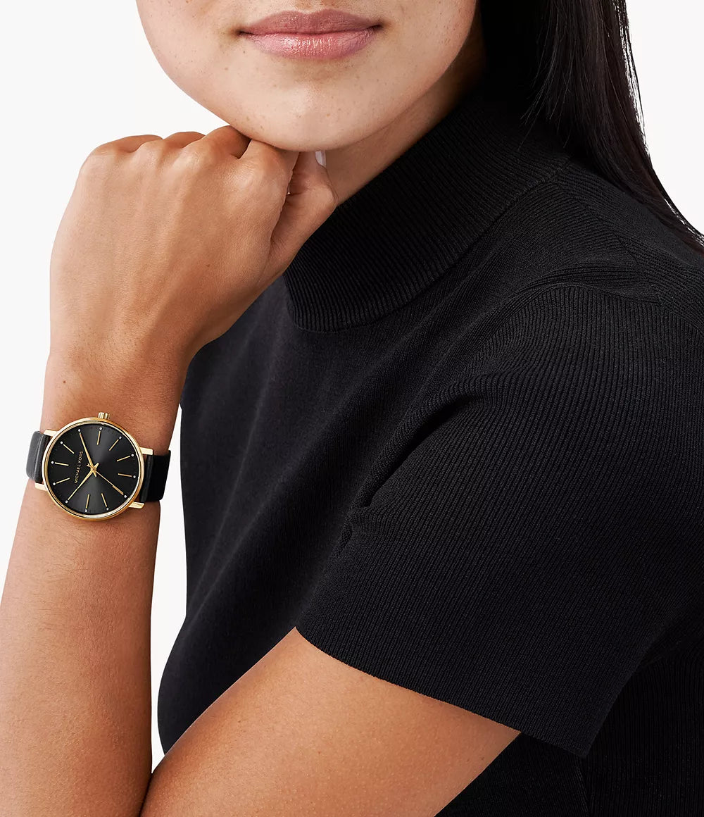 Reloj Michael Kors | Black Leather