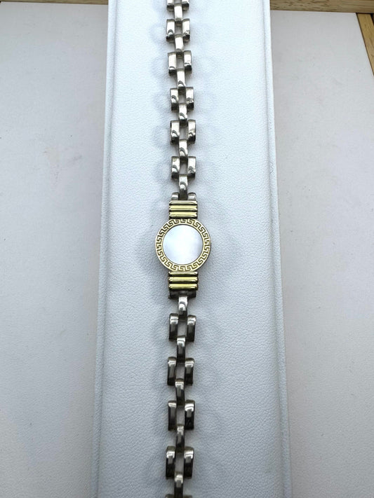 Pulsera de Plata y Oro | Nacar