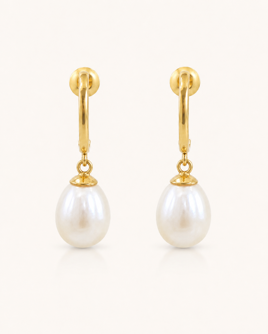 Caravanas de Oro 18 kilates | Perlas de Cultivo