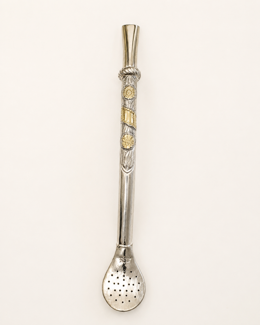 Bombilla de plata | apliques y tarjeta de Oro
