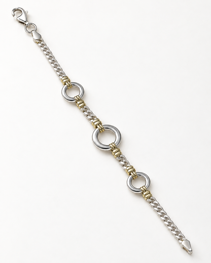 Pulsera de Plata y Oro | Liberty