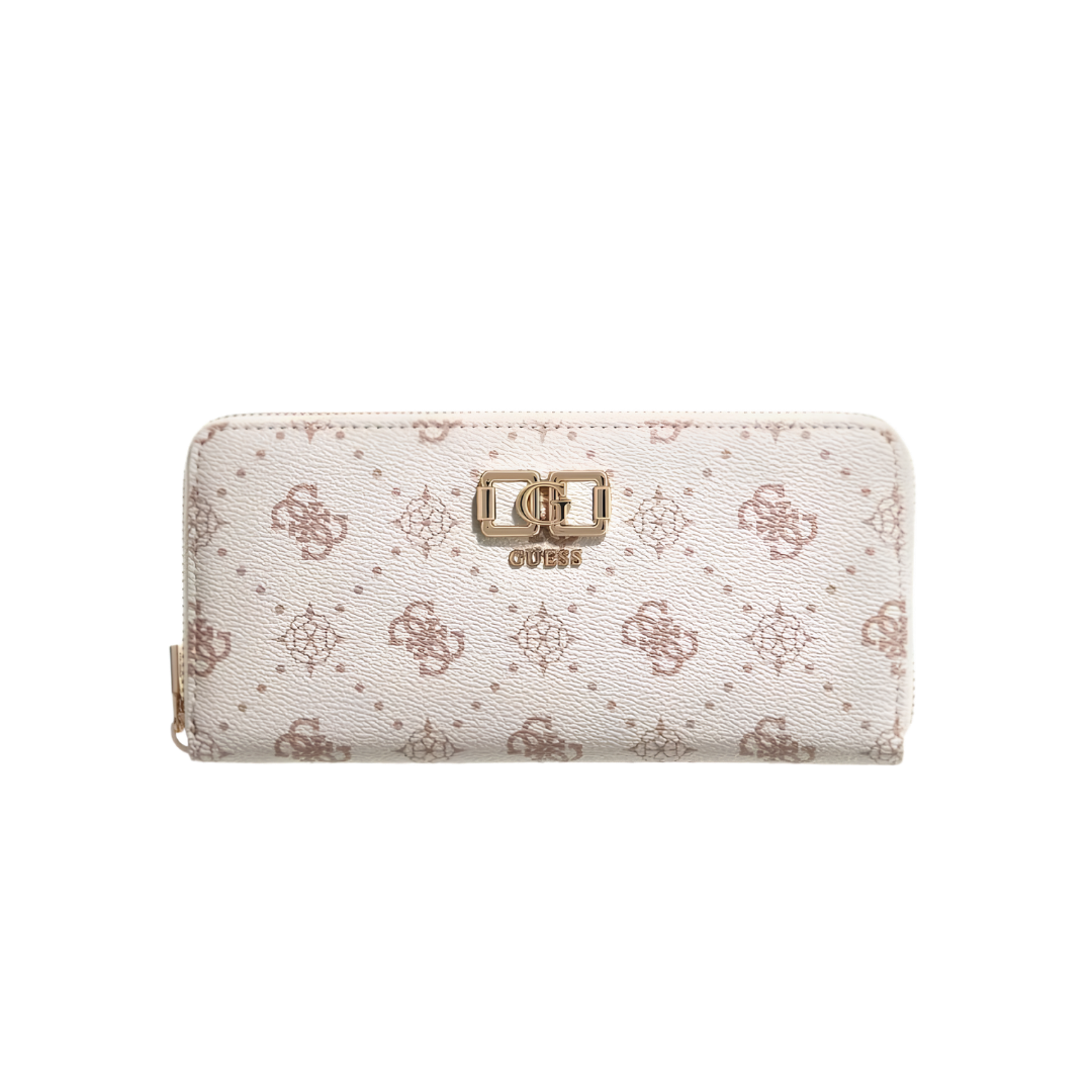 Billetera GUESS | Emilie Logo SLG Vanilla LOGO