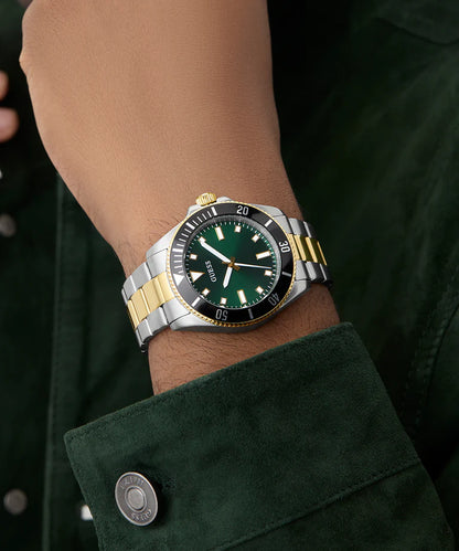 Reloj GUESS | Golden & Green