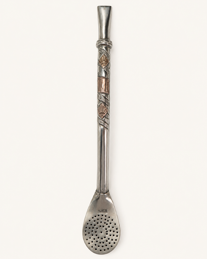 Bombilla de plata | Apliques y tarjeta de Oro