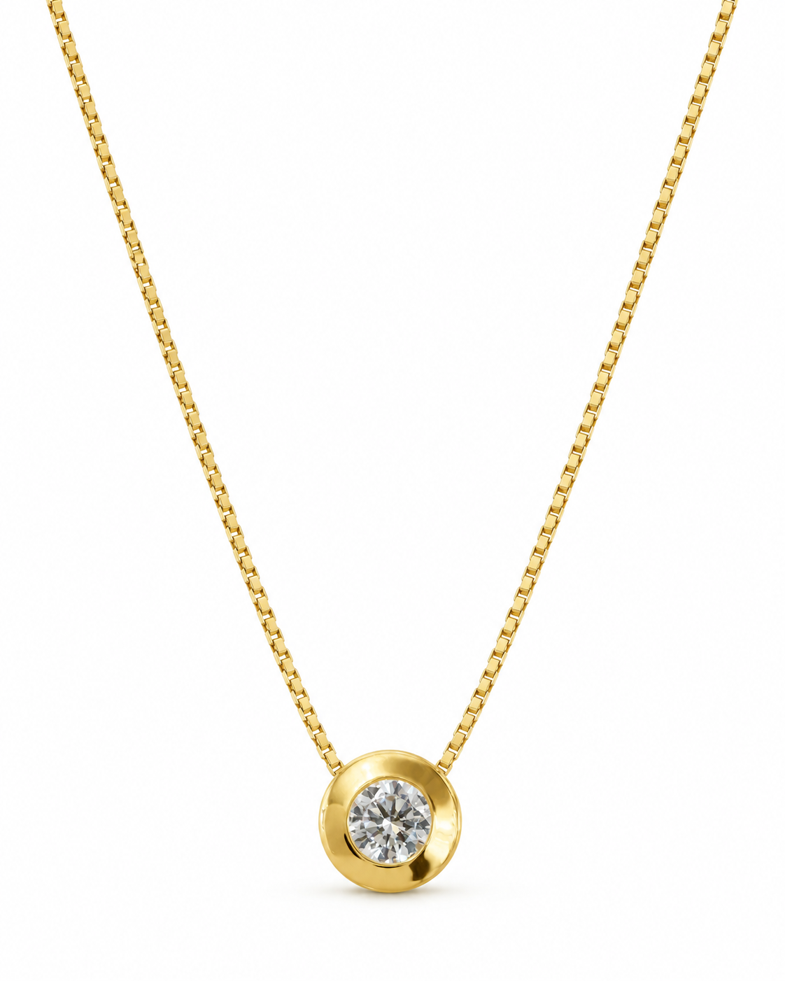 Conjunto punto de luz oro 9 kilates | 45CM