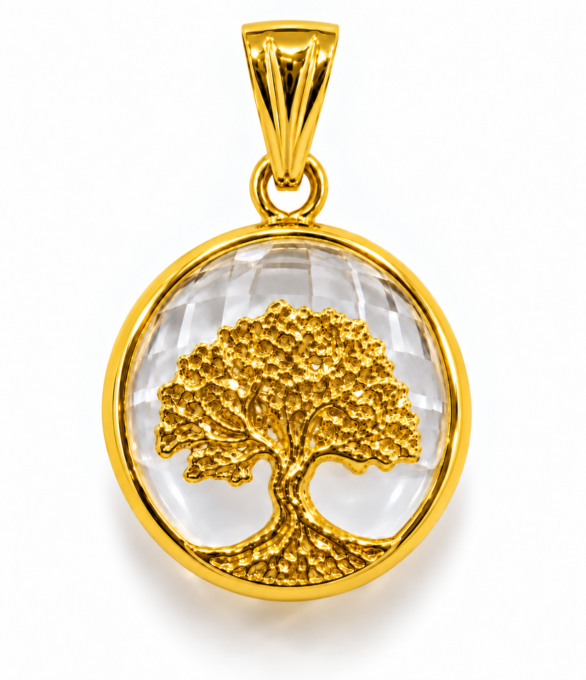 Dije Árbol de la vida oro 18 kilates | 12,3 mm