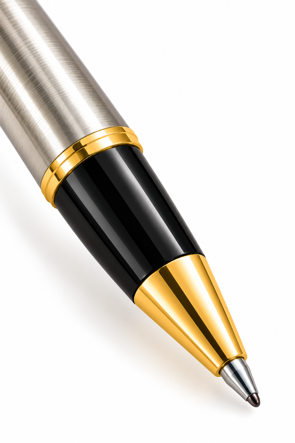 Rollerball Parker | Silver Gold and Black