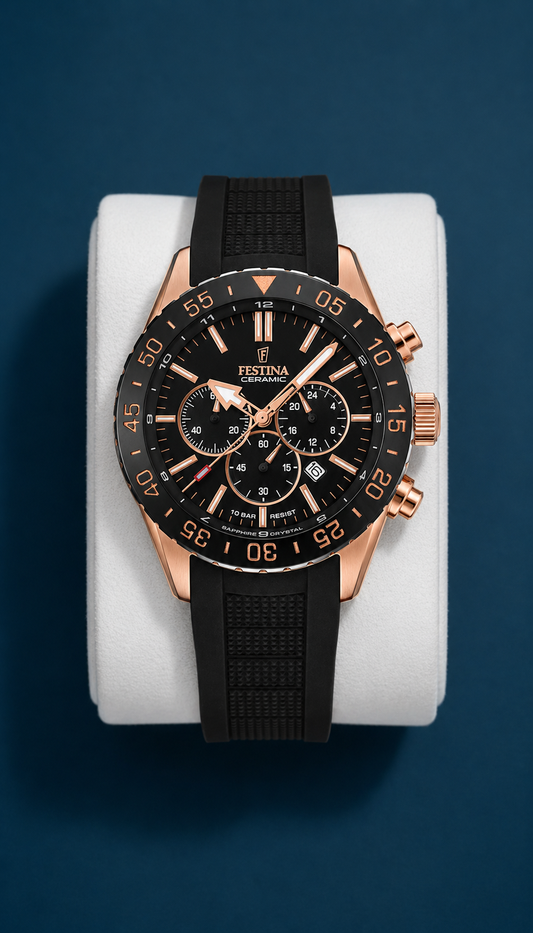 Reloj Festina | Ceramic Golden Black
